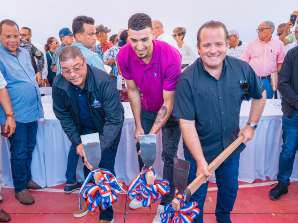 Gobierno inicia techado de baloncesto solicitado por Christopher Duarte al Presidente Abinader