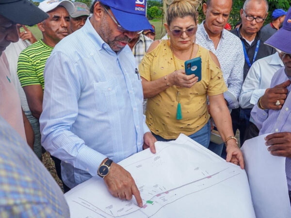 INDRHI inicia encauzamiento y construcción de muros de gaviones en el río Nizao en Rancho Arriba; busca controlar inundaciones