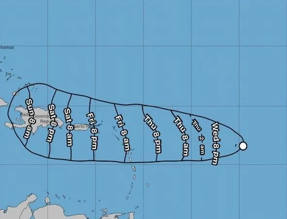 (ONAMET) informa la formaciòn de la septima depresiòn tropical de la presente temporada