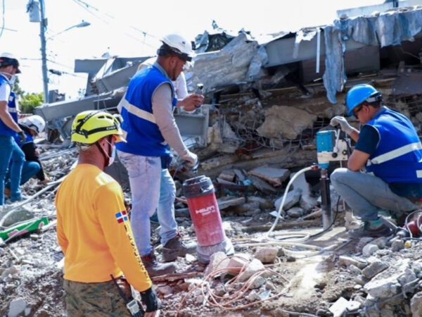 ONESVIE arrecia trabajos para determinar causas reales de colapso de edificio en La Vega