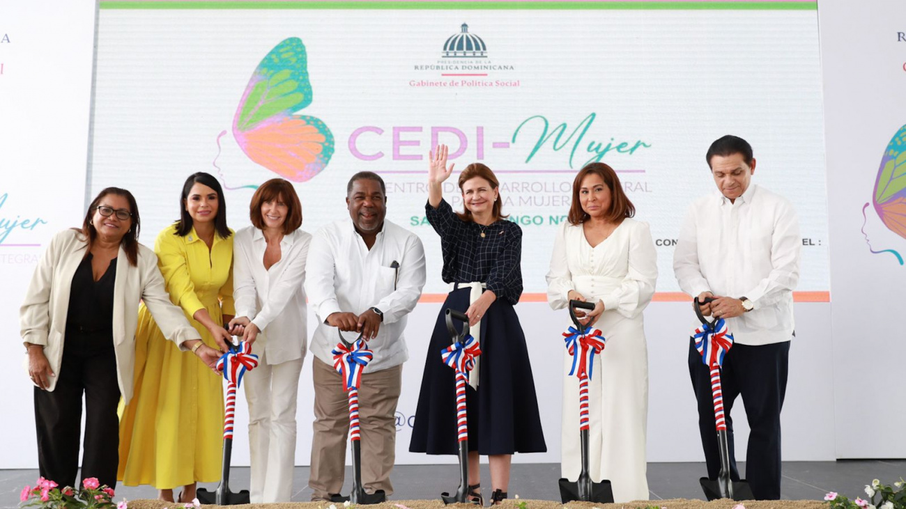 Gabinete de Política Social inicia construcción de centro de atención integral a la mujer en SDN