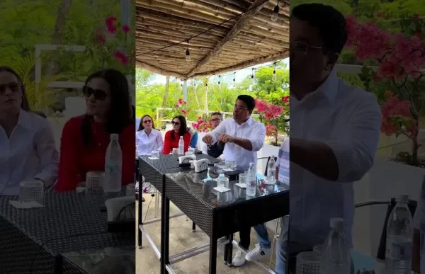 David Collado pide dejar a un lado preferencias polìticas a moradores de Rìo San Juan