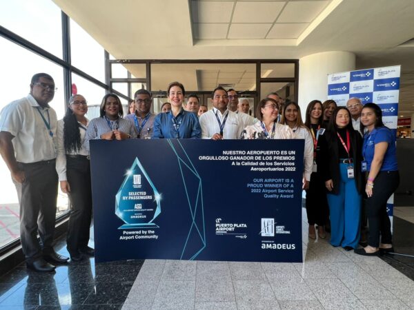 Escogen Aeropuerto de Puerto Plata como el mejor de Latinoamèrica y el Caribe, durante el pasado año en 2022