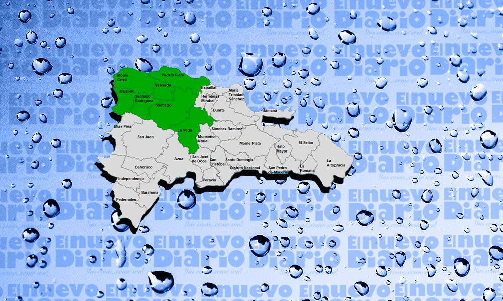 El COE pone en alerta verde a siete provincias ante las lluvias que se esperan por vaguada
