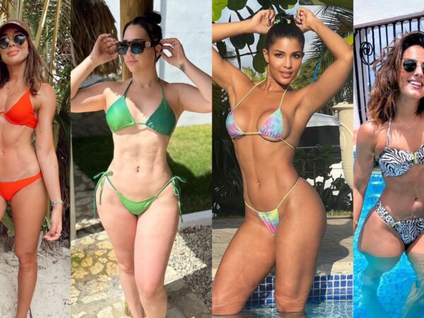 Figuras del medio disfrutan asueto de la Semana Santa en bikinis