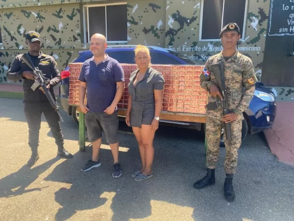 El Ejercito Nacional de Repùblica Dominicana incauta cargamento de cigarrillos en la Frontera