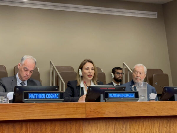 Ministra Milagros Germán insta a los gobiernos a tomar en consideración impacto social de la cultura durante participación en diálogo de alto nivel de la ONU
