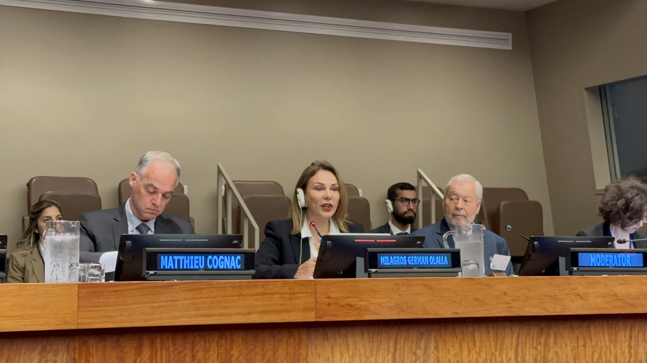 Ministra Milagros Germán insta a los gobiernos a tomar en consideración impacto social de la cultura durante participación en diálogo de alto nivel de la ONU