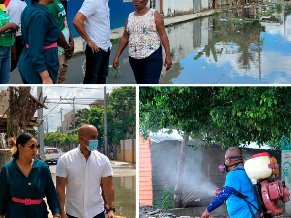 Precandidato a diputado encabeza jornada de fumigaciòn en San Luis, Santo Domingo Este