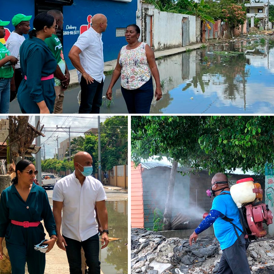Precandidato a diputado encabeza jornada de fumigaciòn en San Luis, Santo Domingo Este