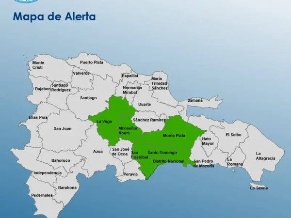 El COE pone en alerta verde a seis provincias por vaguada en el paìs.