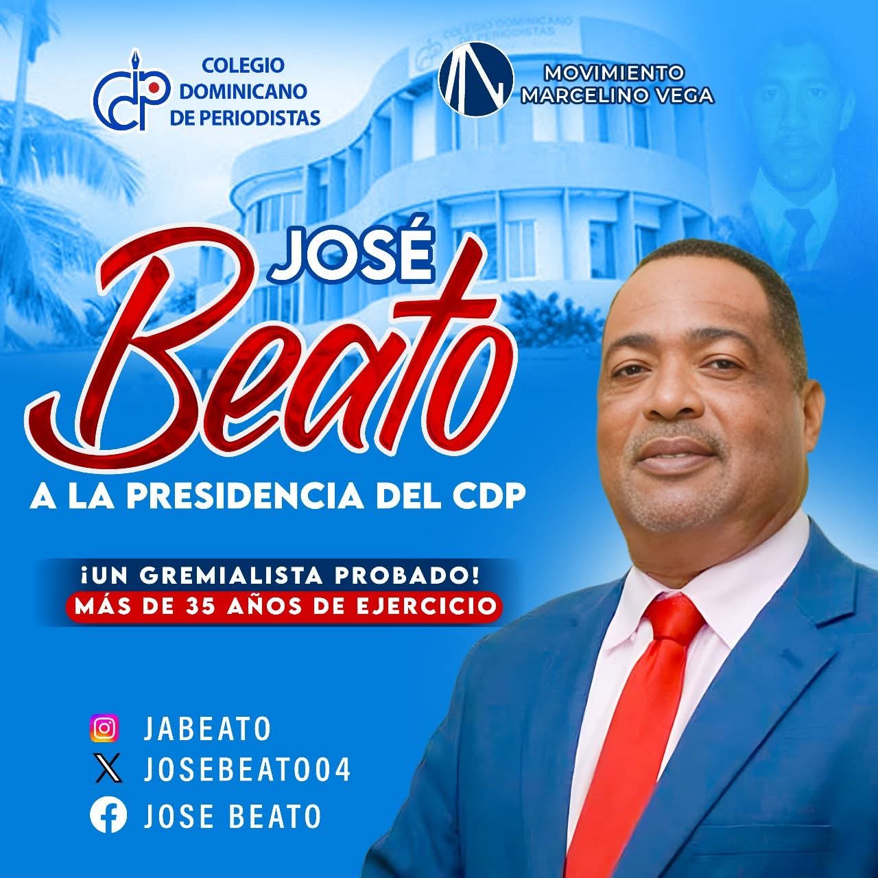 Comunicador resalta el espíritu solidario de Josè Beato y un leal defensor de la clase periodística