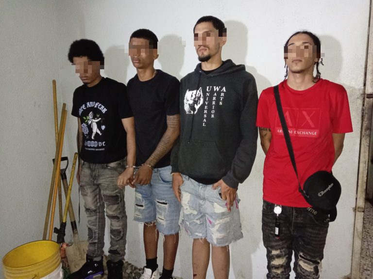 Policìa Nacional agarra integrantes de bandas que se dedicaban a robar vehìculos