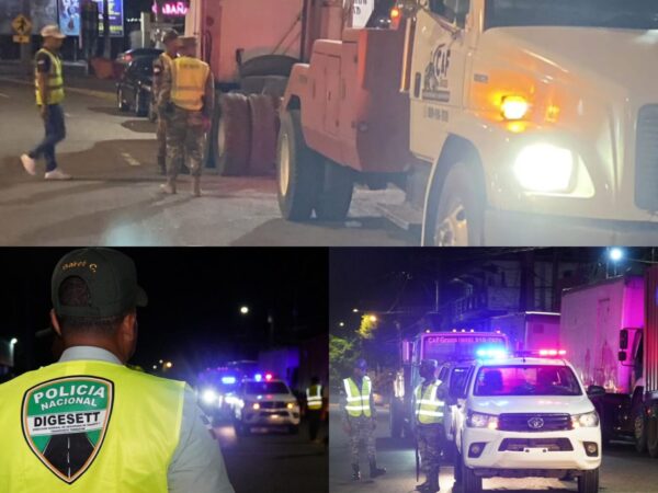 DIGESETT y el INTRANT retiran cabezotes,furgonetas y colas de patanas mal estacionadas en autopistas y avenidas