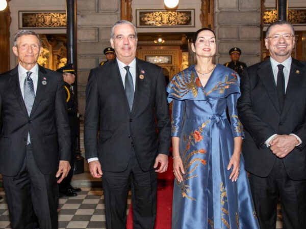 Presidente Abinader participa en cena oficial ofrecida por su homólogo de Costa Rica