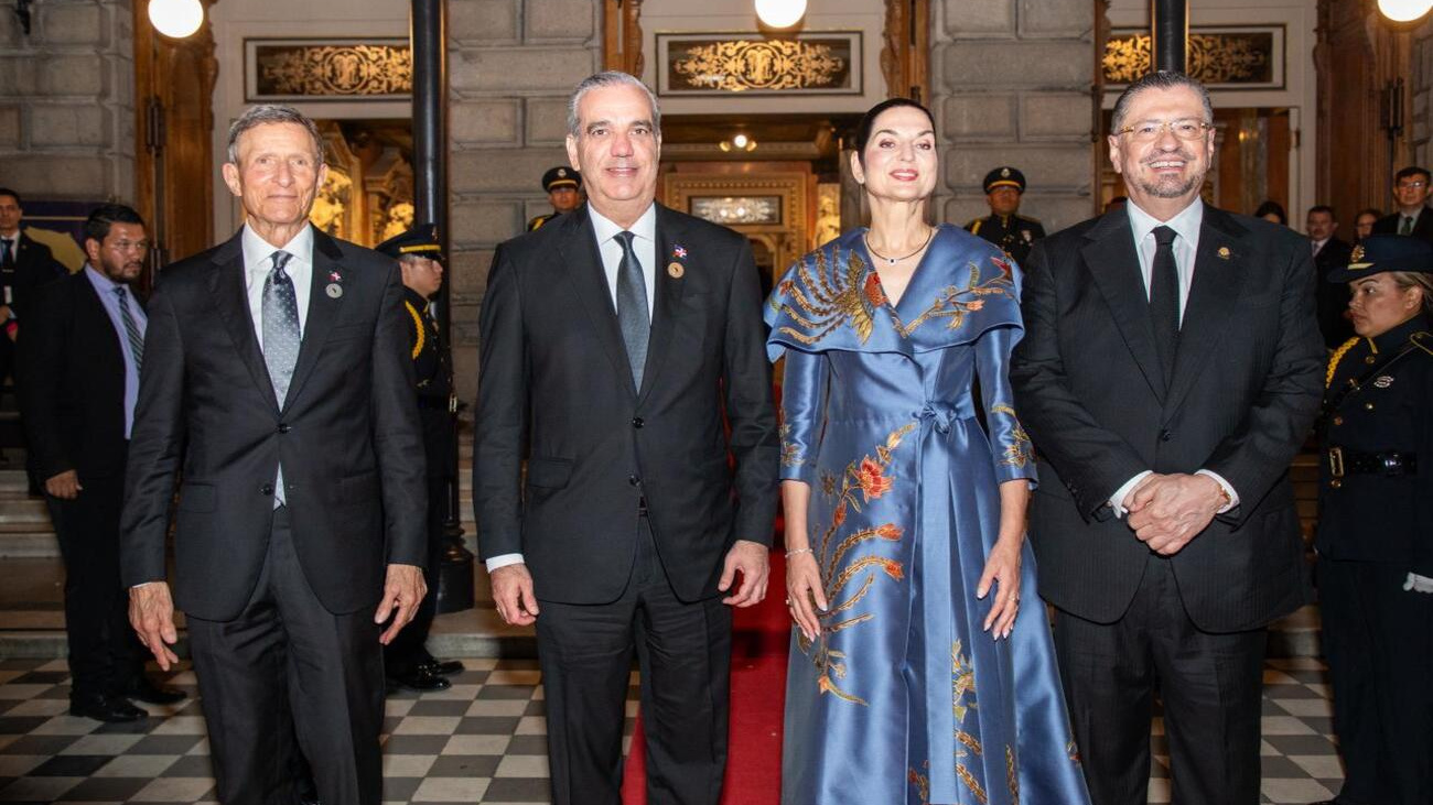 Presidente Abinader participa en cena oficial ofrecida por su homólogo de Costa Rica