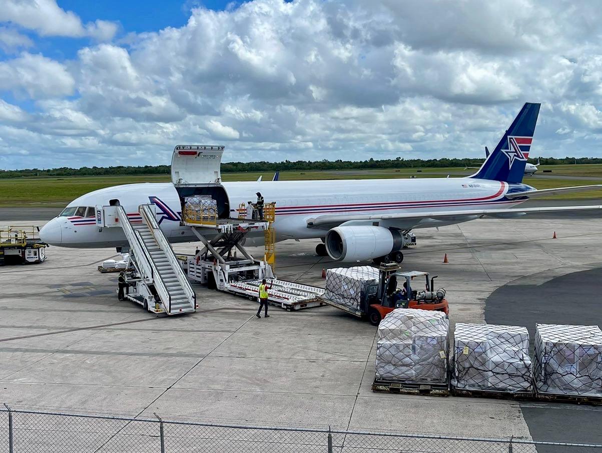 AERODOM moviliza alrededor de 27 mil toneladas métricas de cargas significando crecimiento de doble dígito al inicio de este 2026
