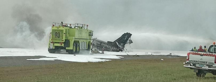 CIAA rinde informe preliminar sobre el accidente aéreo registrado en el aeropuerto de La Romana