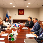 Canciller Bisonó fortalece diálogo de alto nivel con Rusia durante encuentro con Serguéi Lavrov
