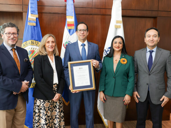 MAP recibe reconocimiento de la OEA por su Sistema de Evaluación del Desempeño Institucional